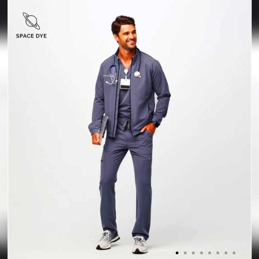 FIGS Scrub Jacket &  Pants SET XL SPACENAVY (Rare-Limited edition Color!)